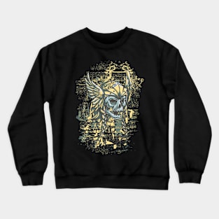 Warrior Skull Crewneck Sweatshirt